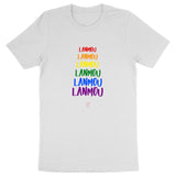 LANMOU x6; T-shirt unisexe, 100% Coton Bio